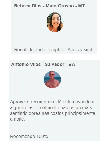 Depoimento de cliente